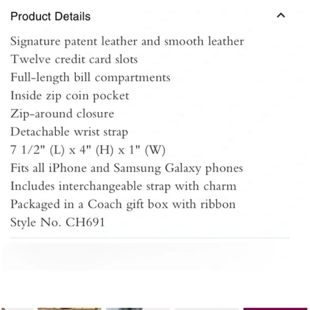 COACH NWT STRAWBERRY HAZE BOXED LONG ZIP AROUND WALLET - Picture 6 of 6